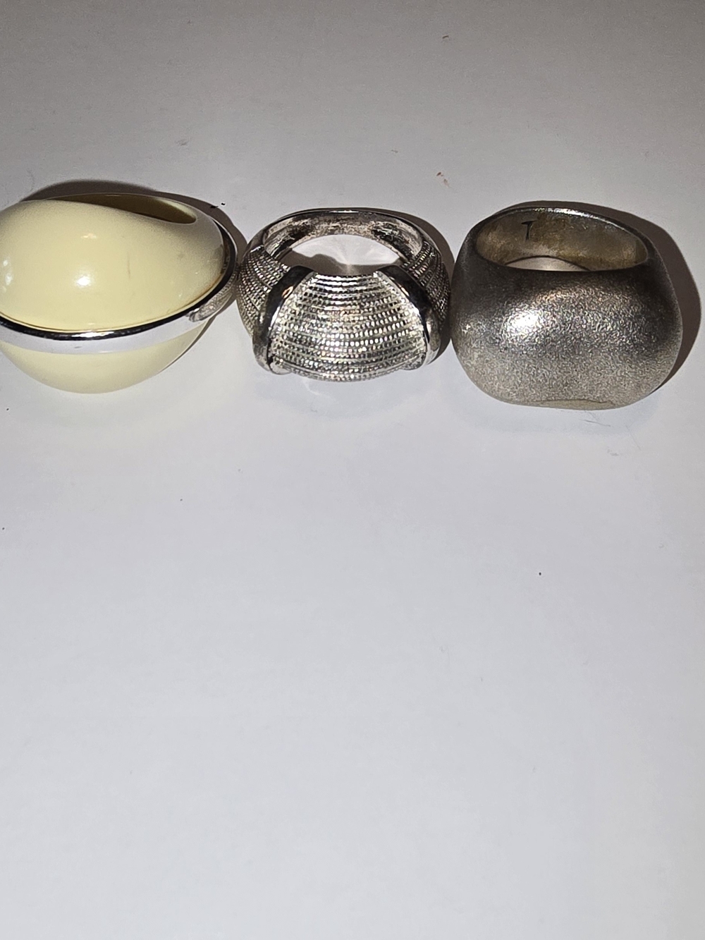 Set of 3 Statement Rings . SIZE 7